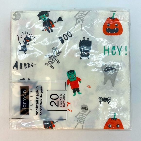 Halloween a napkin Set - Picture 3 of 6
